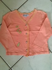 DingDong Shirt-/Strickjacke mit Häkelspitze, bestickt, Gr.110, *NEUwertig*NP34€