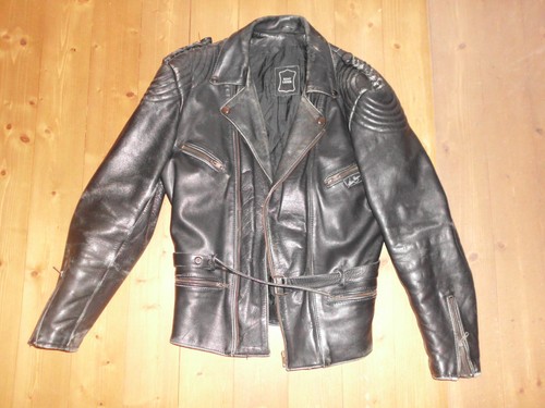 Biker lederjacke echt - biker, leder