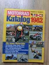 Motorrad Katalog 1982 Ausgabe