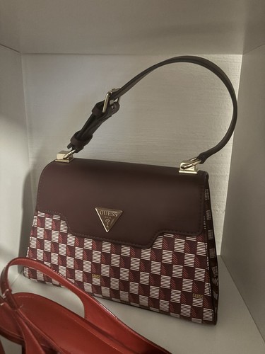 Guess handtasche bordeux - guess,