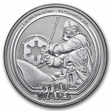 Silbermünze  1 oz  - Star