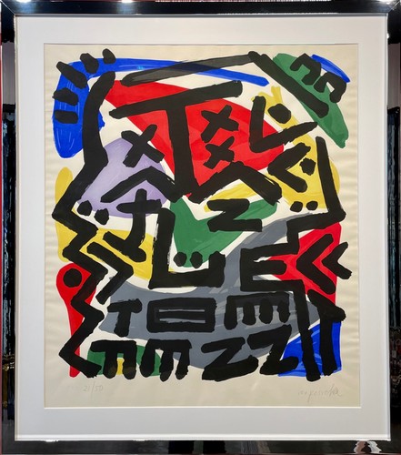 Penck farbholzschnitt - r.,