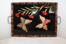 Antikes Tablett Intarsien