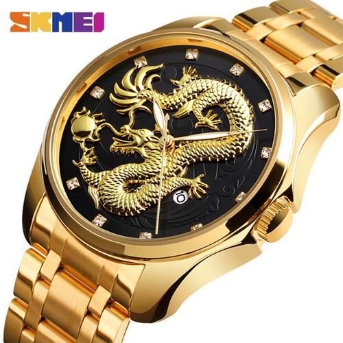 Skmei luxus goldener - skmei,
