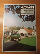 Prospekt Kuxmann Scheibenstreuer Broschüre  Traktor Schlepper i