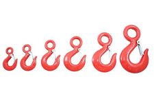 Ösenlasthaken Lasthaken Sicherheitshaken Haken mit Öse Hebehaken Kettenhaken 