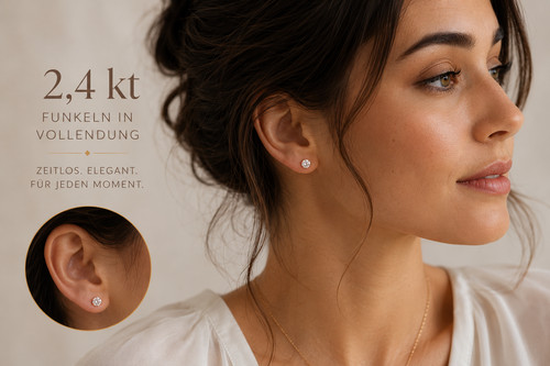 Diamantohrringe rosegold - diamantohrringe,