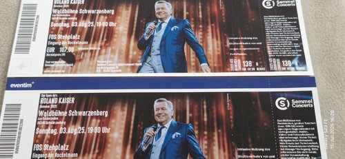 Tickets front stage - stage, (fos)