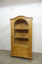 Antiker Küchenschrank Schrank Vitrine aus Weichholz Louis Phlippe