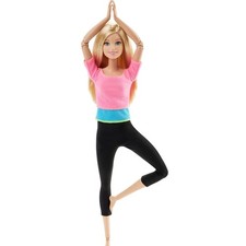 Barbie Made to Move Puppe mit