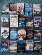 Bücherpaket 20 Thriller Krimis Ohlsson Hayder Robotham Hawkins Slaughter Coben 