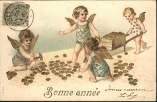 Engel Neujahr Goldtaler