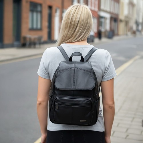 Damen leder rucksack - damen,