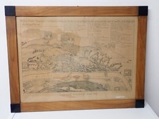 Seltener Stich oder Druck, die