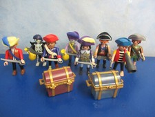8 TOP Piraten  Figuren 2x Truhe 5135 6678 Piratenschiff Playmobil 6939