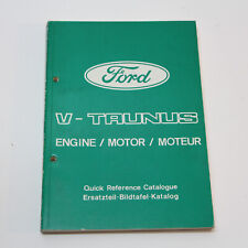 Ford V4 V6 Motor Bildtafelkatalog Ersatzteilliste Ersatzteilkatalog ab Bj. 1962