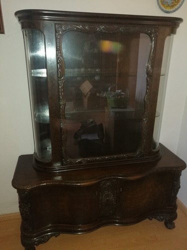 Alte vitrine schrank aus den - vitrine,