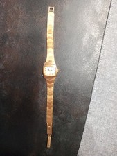  DAMEN UHR MIT HANDAUFZUG von Trumpf 17 Rubis ARA Vondazier 20 M Glieder-Armband