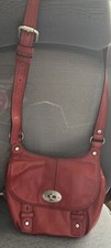 Fossil Maddox Red Pebbled