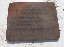 alte Ofenplatte Feuer Herd