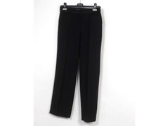 MARCCAIN HOSE  VIRGIN WOOL Wolle Seide Elasthan schwarz Details  38 40 M N4