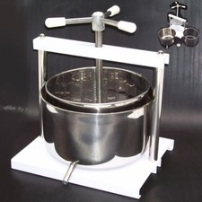 EDELSTAHL VA Beerenpresse Saftpresse 55318 Weinpresse 12L Apfelpresse Obstpresse