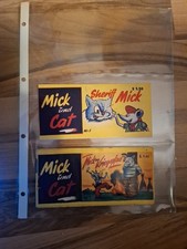 50er Jahre Piccolo-Mick Und Cat- 2 Stk. -Nr.1