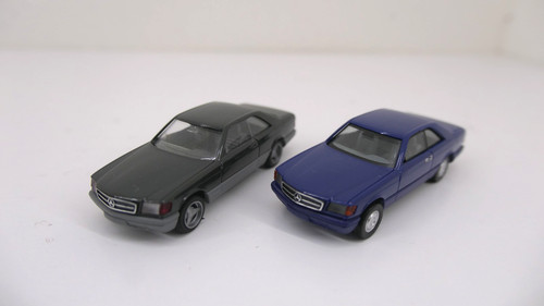 Herpa 2x mercedes benz - herpa, mercedes-benz