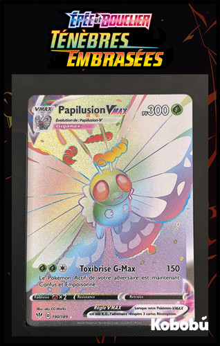 Pokemon karte papilusion - karte,