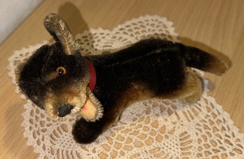 Steiff hund lumpi knopf - hund,