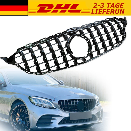 Glanz schwarz kühlergrill - schwarz,
