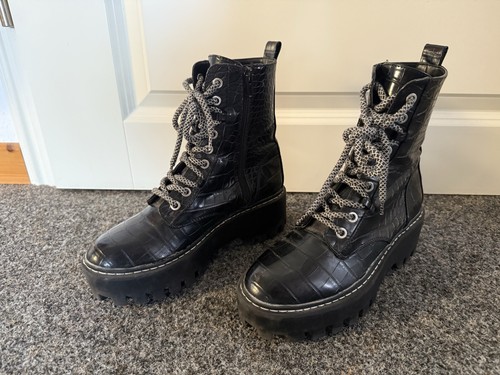 Zara plateau schnürstiefel - zara, plateau-schnürstiefel