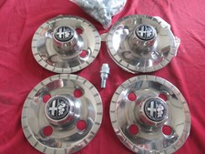 Original Alfa Romeo Alfetta / Sud Sprint Radkappen Satz für LM-Räder 4x98 NEU