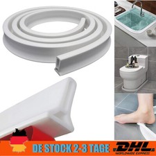 2M Bad Wasserbarriere Silikonstreifen Duschwanddichtung Nass & Trockentrennung