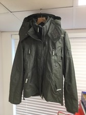 Superdry Arctic Wind Attacker Jacke mit Kapuze ~ 100 % echt ~ Größe Large