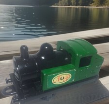 Matchbox Lesney Nr.43 Lok Zug Eisenbahn 0-4-0 Steam Loco Railway in GRÜN „NoP“