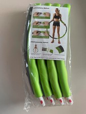 Hula Hoola Hoop  Reifen Fitness Bauchtrainer Schaumstoff Grün Grau Neu