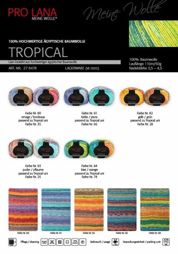 Pro lana tropical color - pro,