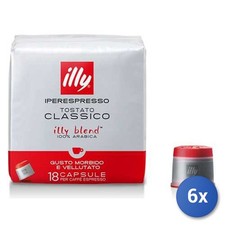 6x Illy 18 Illy Kaffeekapseln