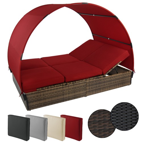 Poly rattan sonnenliege - sonnenliege, 200