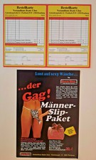 Beate Uhse DDR Bestellkarte / Werbung 80er Jahre