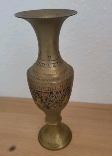 Vintage messing vase indien - vintage,