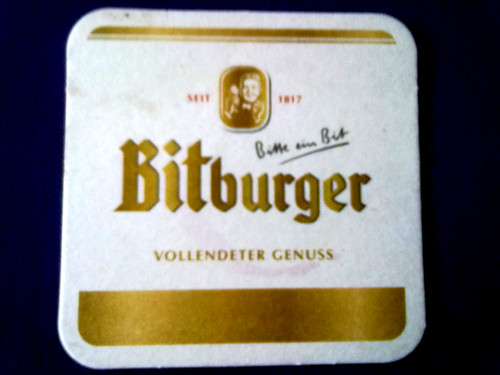 Bierdeckel bitburger - bierdeckel,