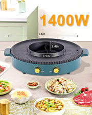 1400W Hot Pot und Tischgrill