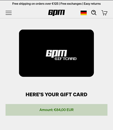 6pm einkaufsgutschein gift - einkaufsgutschein,