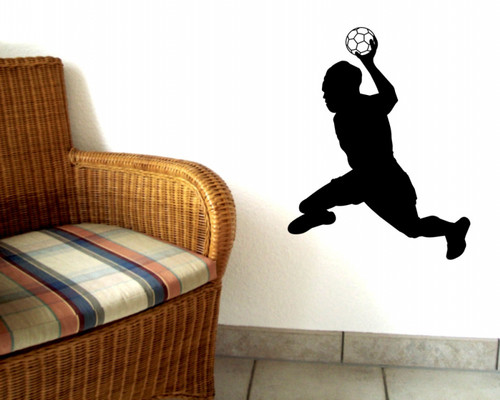 Wandtattoo handballspieler - wandtattoo,
