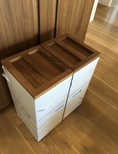 bulthaup. Müllelement b2. Edelstahl mit Holzdeckeln. NEU ❤️