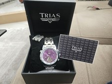 Trias Aerostar Automatik Armbanduhr/Chrono - Edelstahl neu bzw. neuwertig.