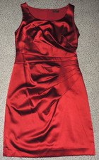 Damen Abendkleid Bordeaux mit