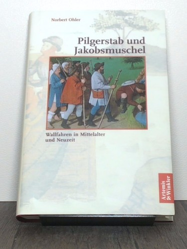 Pilgerstab und jakobsmuschel - pilgerstab,